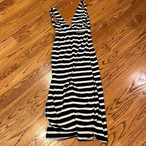 Poof New York Woman’s Striped Maxi Dress Size S